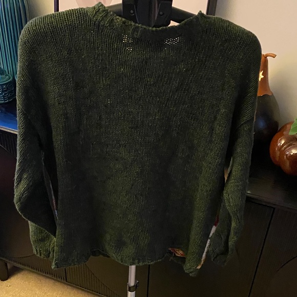 Heirloom Collectibles Green Embroidered Cardigan - Picture 7 of 10